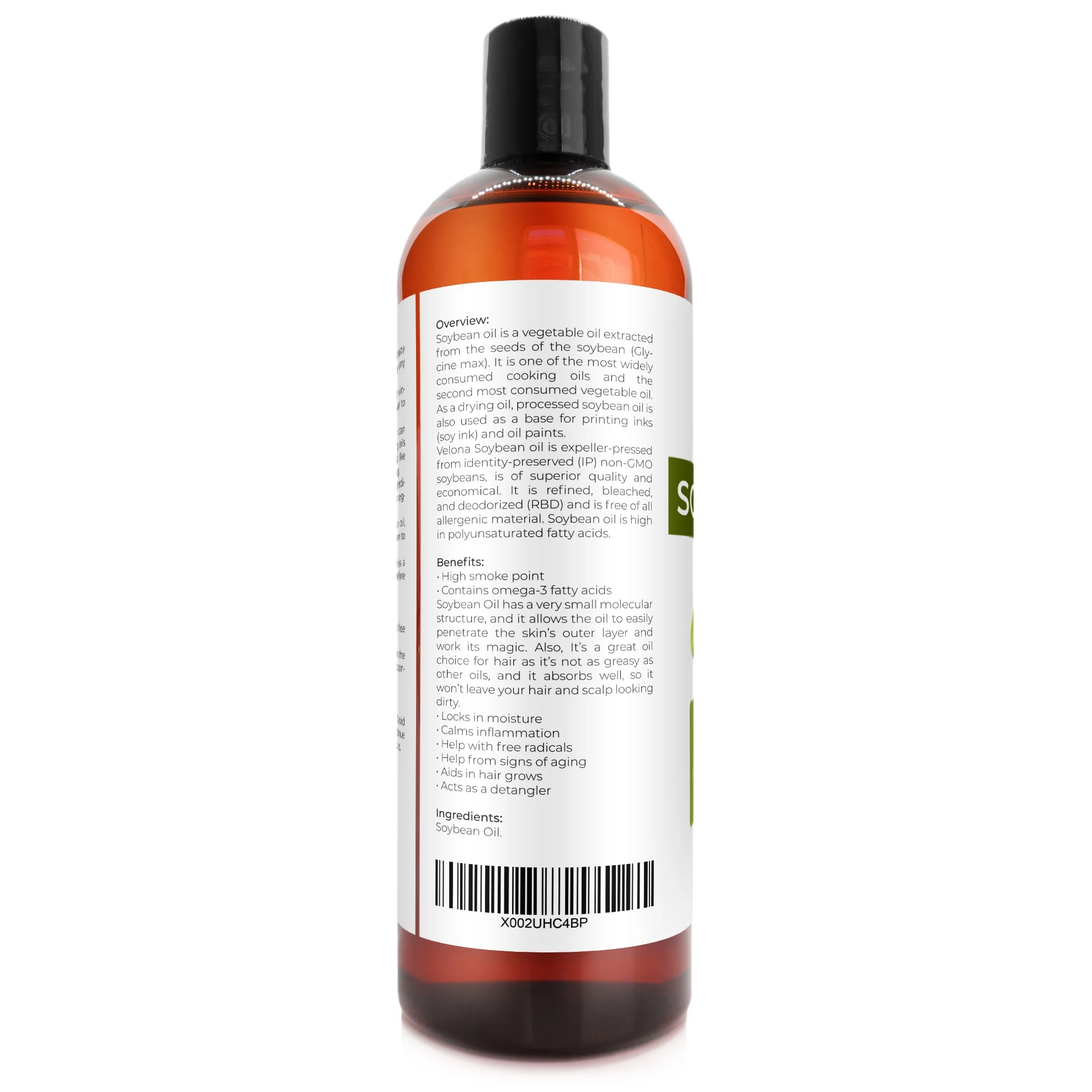 Velona Soybean Oil - 16 oz - Image 2