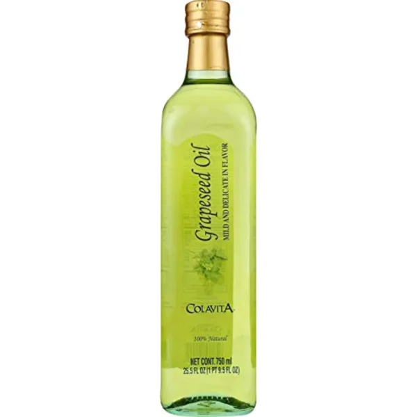 Colavita 100% Grapeseed Oil, 25.5 Oz Glass Bottle