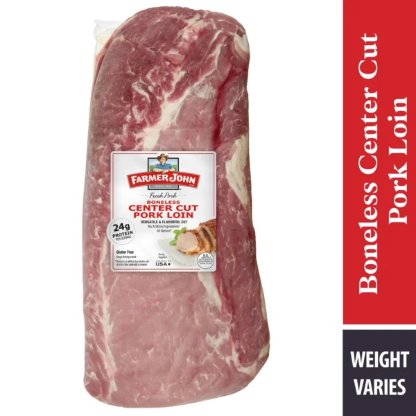 Farmer John Pork Boneless Loin Roast Half Vac