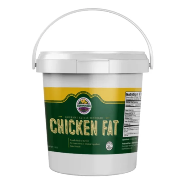 Gourmet Kettle Rendered Chicken Fat | 1.5 lb. Tub