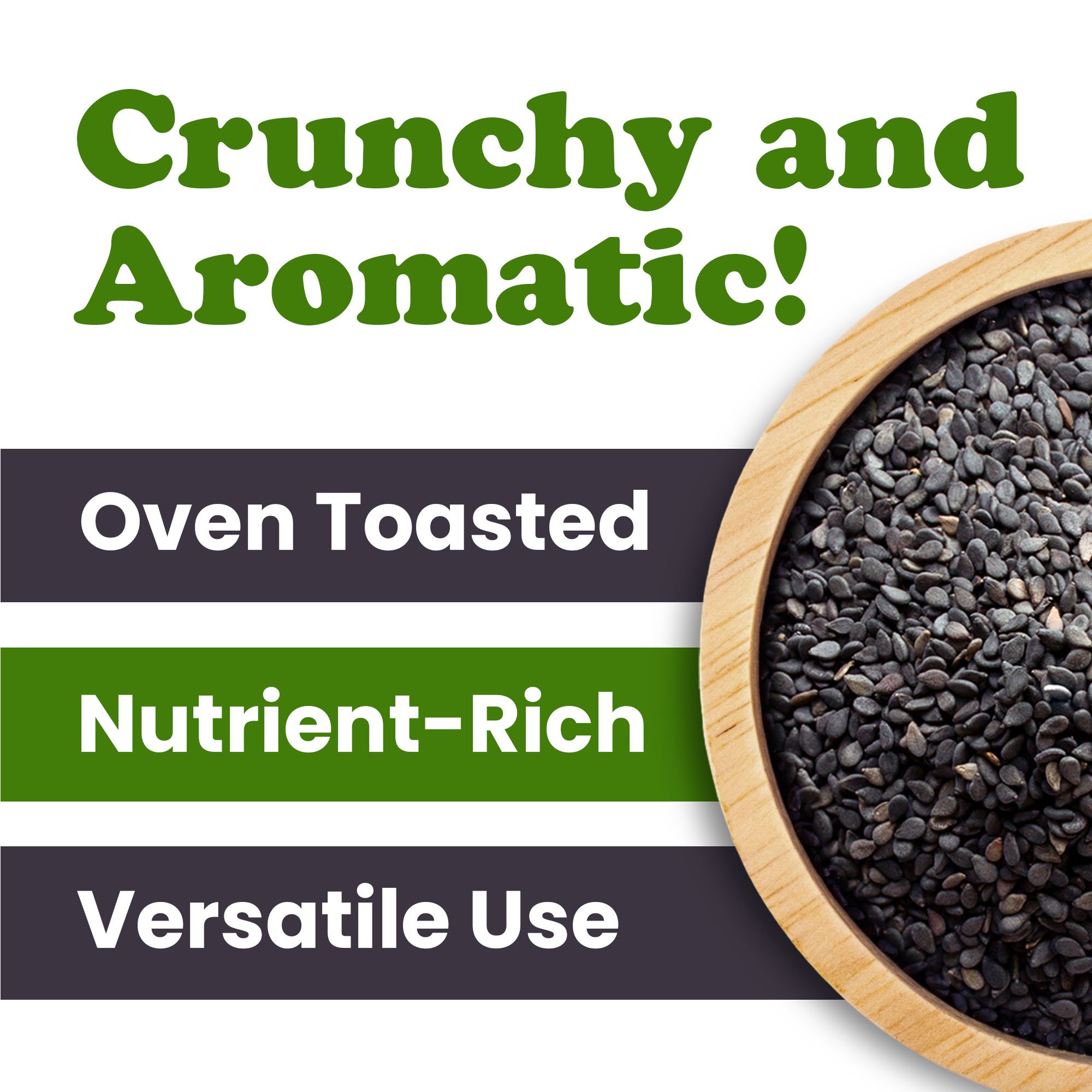 Organic Toasted Black Sesame Seeds - Image 3