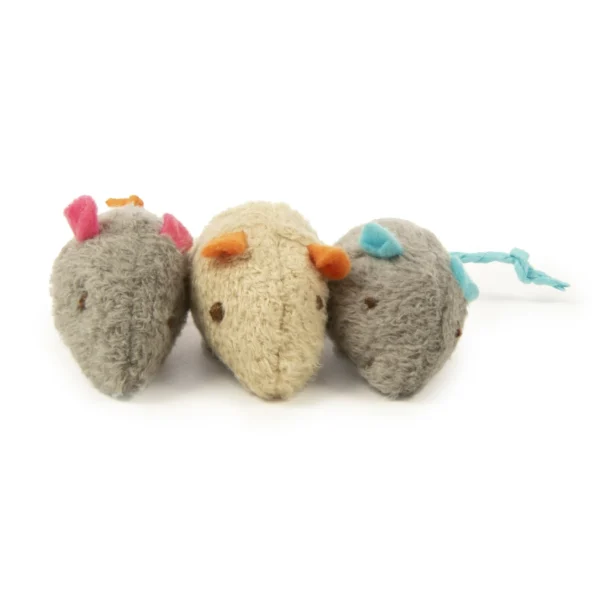 SmartyKat Skitter Critters Mice Catnip Cat Toys, 3 Count